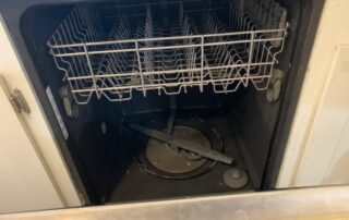 dishwasher interior